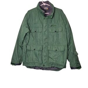 Cloudveil 4 Pines Insulated Parka Jacket Mens M RECCO Avalanche System Green